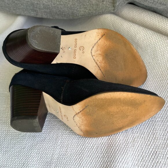 Corso Como Bernadette Ankle Bootie Buckle Heel dyed Black - Picture 10 of 10